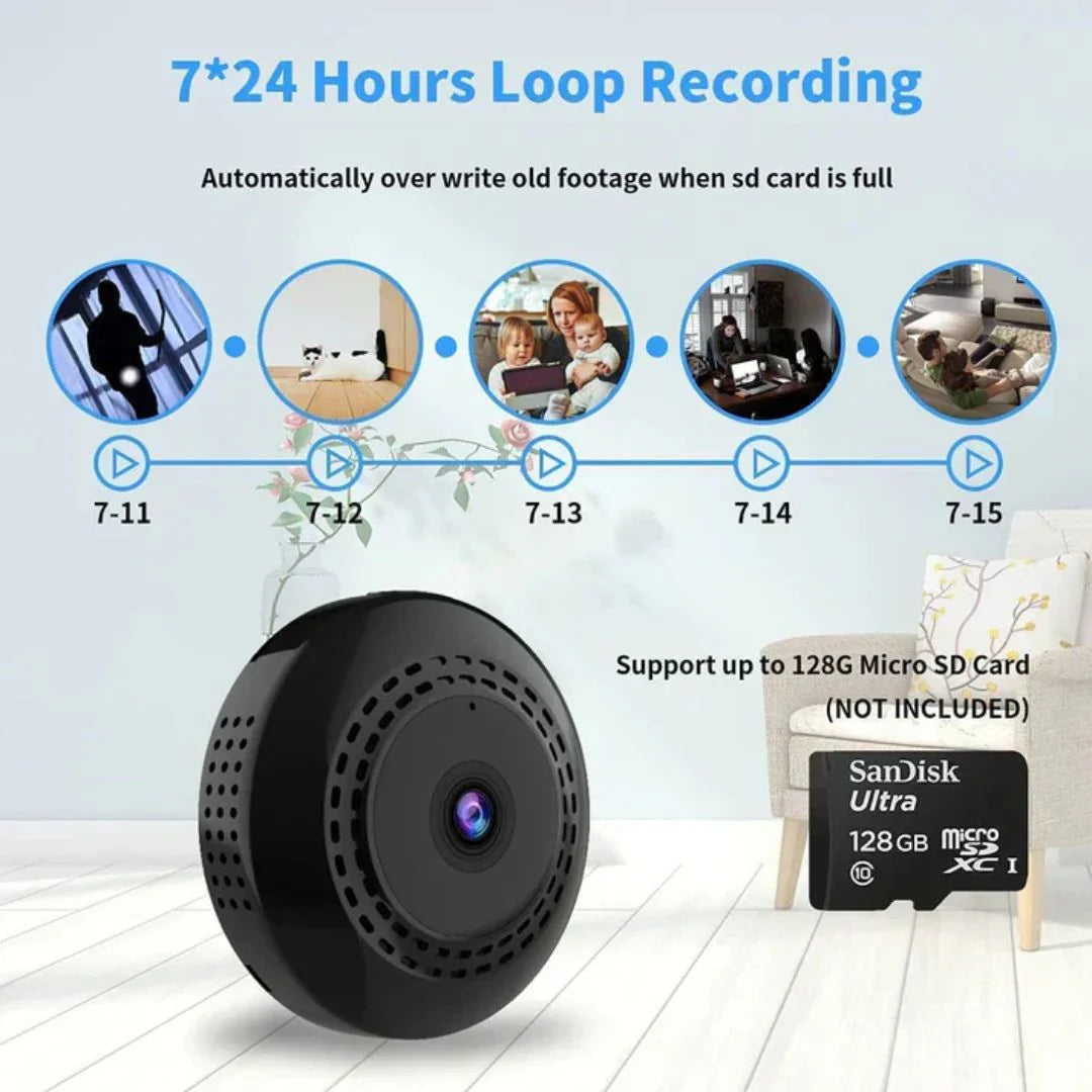 Pack of 2 - HD Magnetic Mini Camera