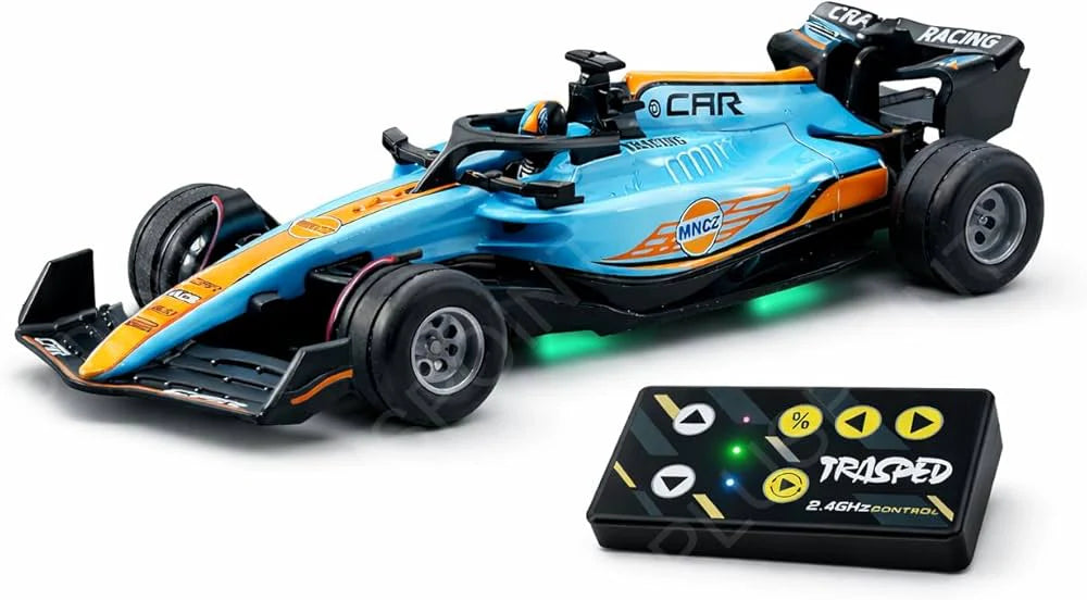 F1 Trasped 1:64 Mini RC Alloy Racing Car with 2.4GHz Speed Control