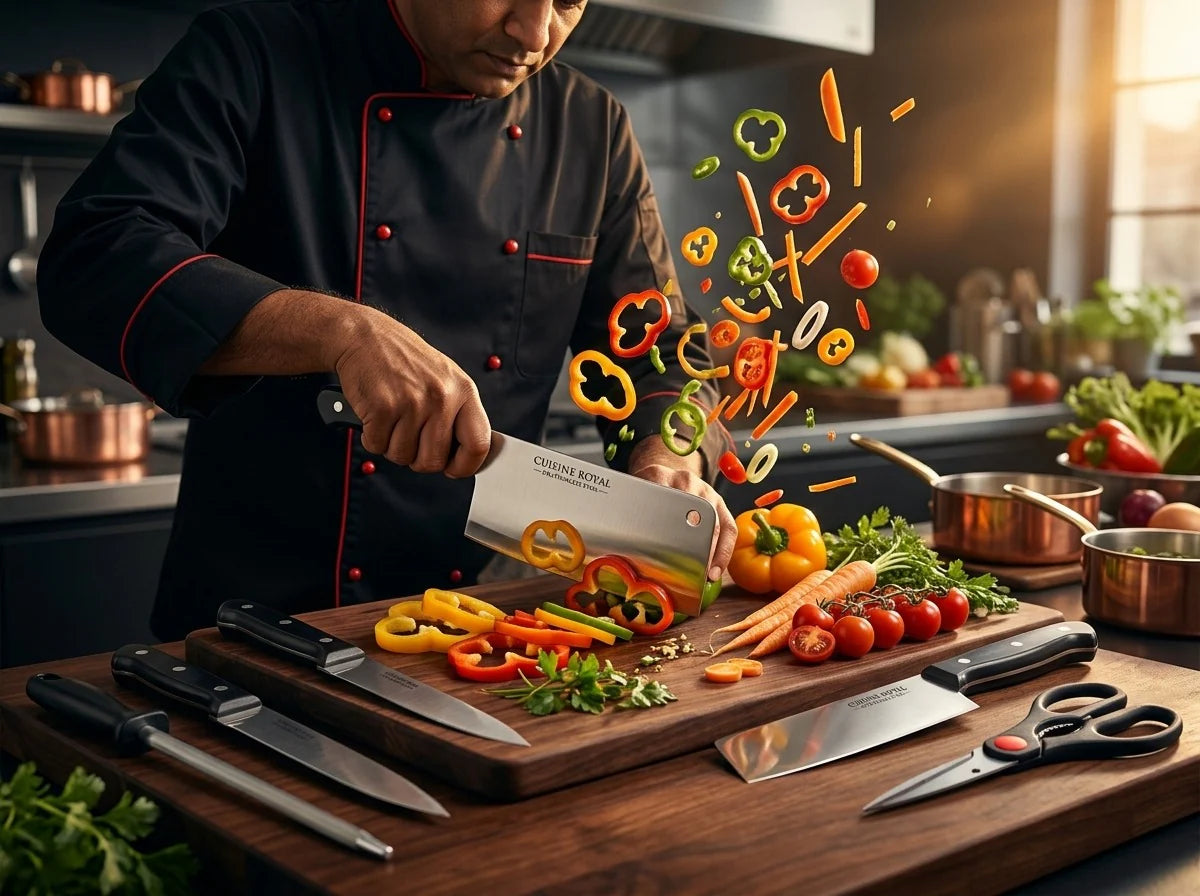 Premium 8-Piece Stainless Steel Knife Set | Only ₹599
