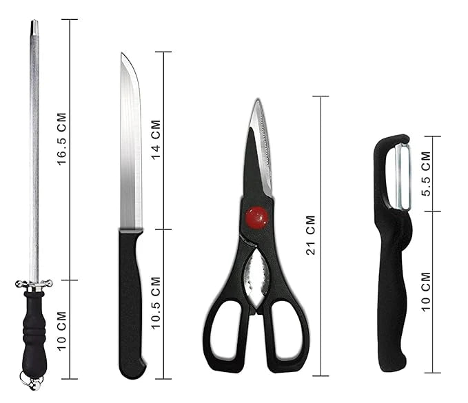 Premium 8-Piece Stainless Steel Knife Set | Only ₹599