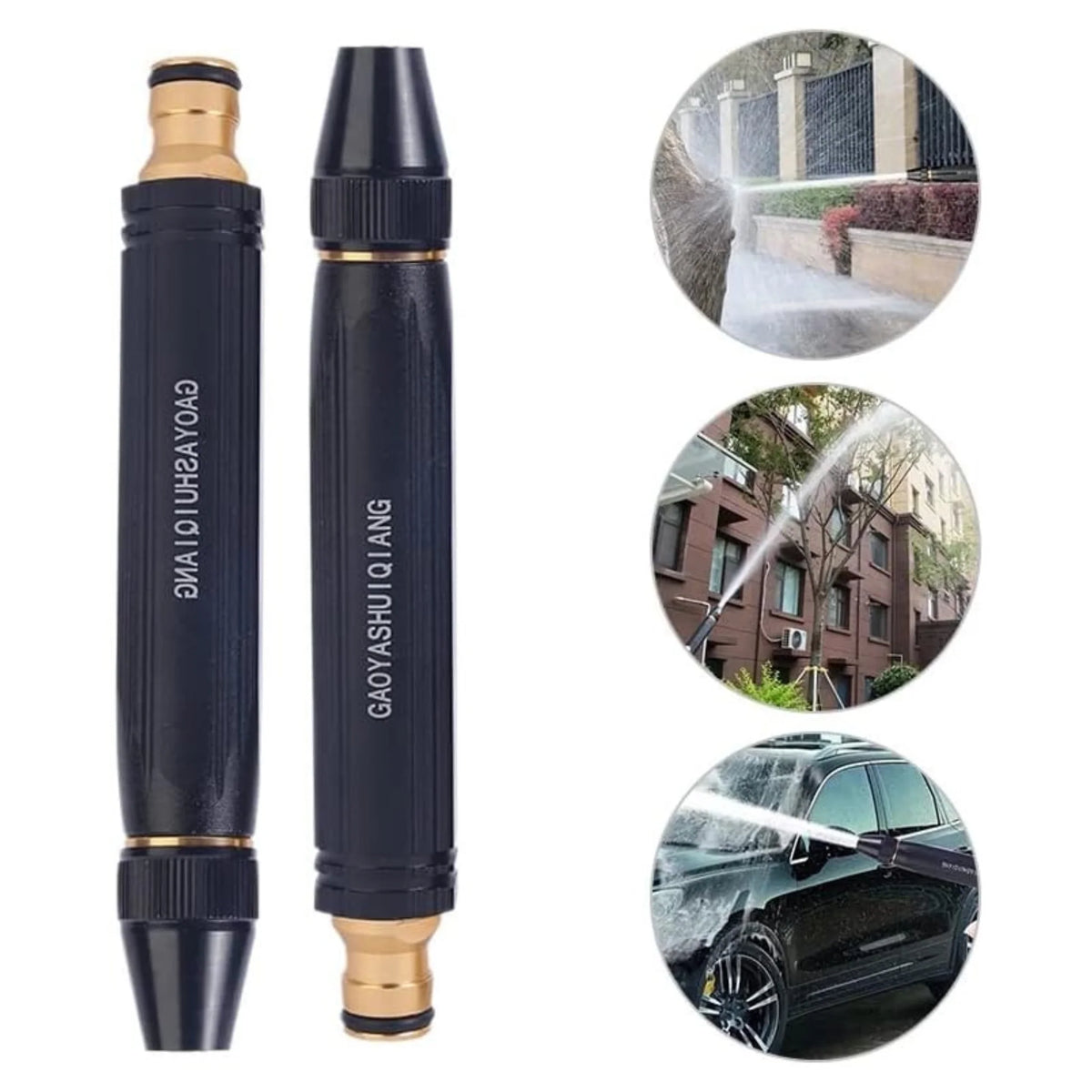 Premium High Pressure Brass Water Spray Nozzle – Car Wash, Gardening & Home Cleaning | Buy 1 Get 1 FREE | Only ₹699
