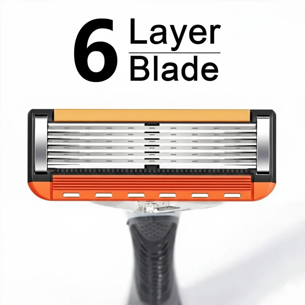 Smart Shave Pro Kit - 48 High-Performance Razor Refills with Free Handle