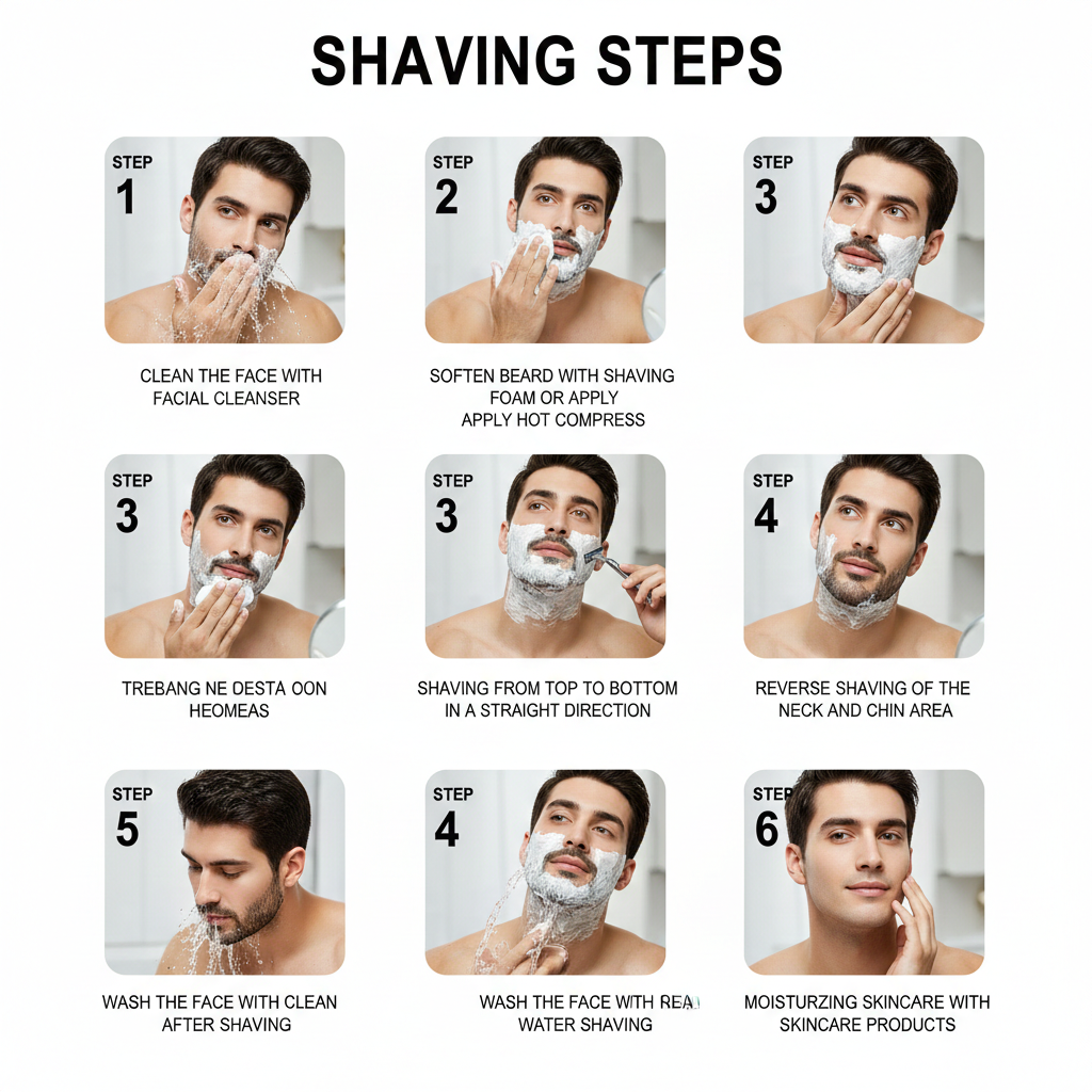 Smart Shave Pro Kit - 48 High-Performance Razor Refills with Free Handle